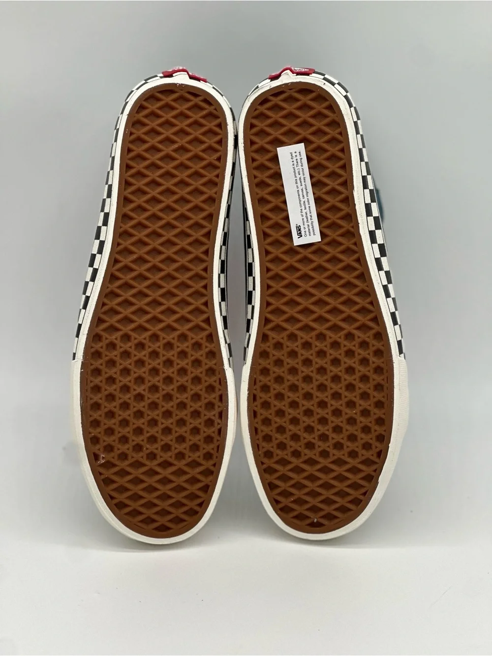 Vans Mid-Top Sneakers in Teal and White with Checkerboard Sole